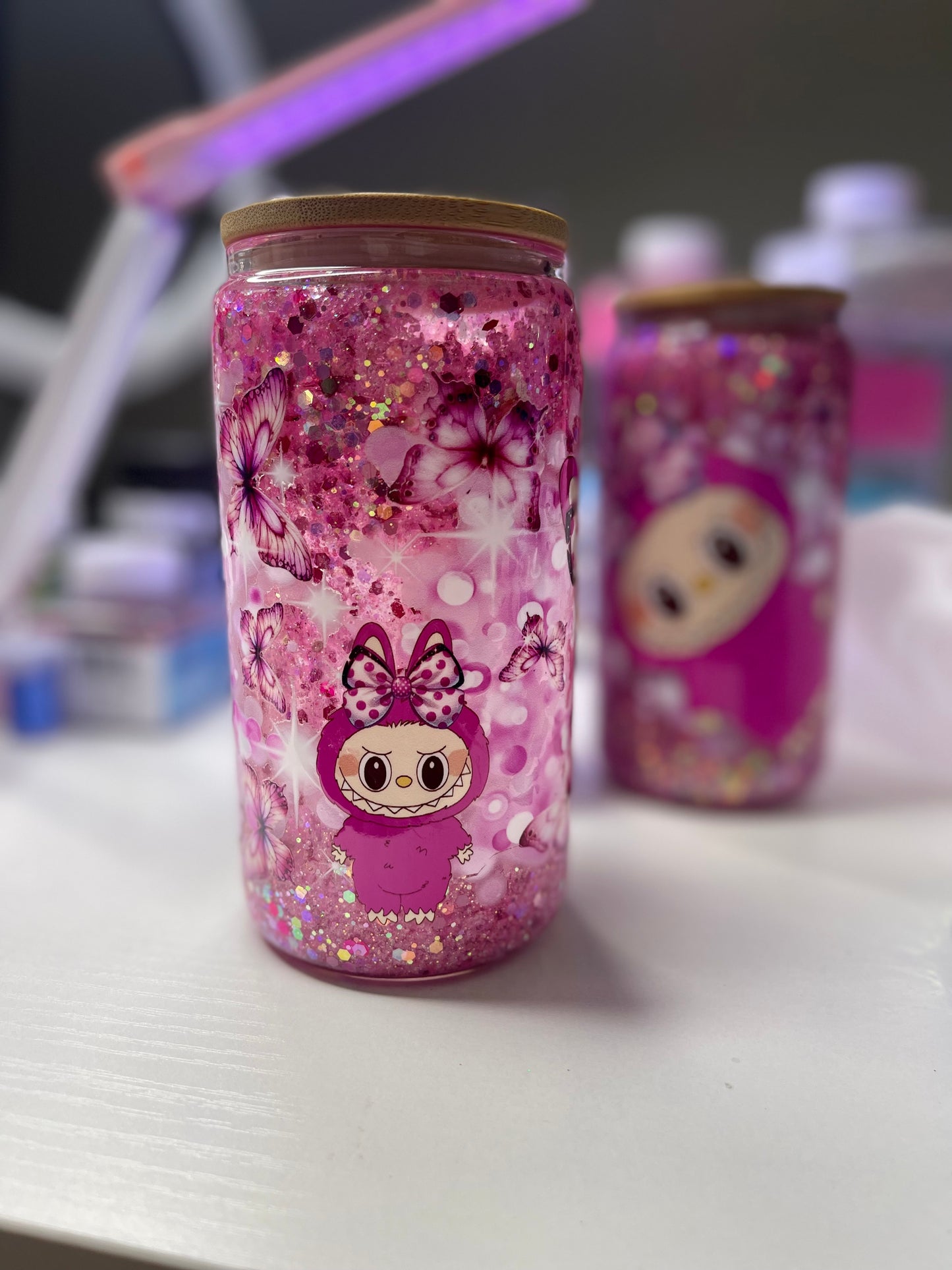 Snow globe 16oz tumbler